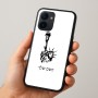 כיסוי בעיצוב אישי עם השם שלך לדגם - Realme 15x 5G בעיצוב פסל החירות