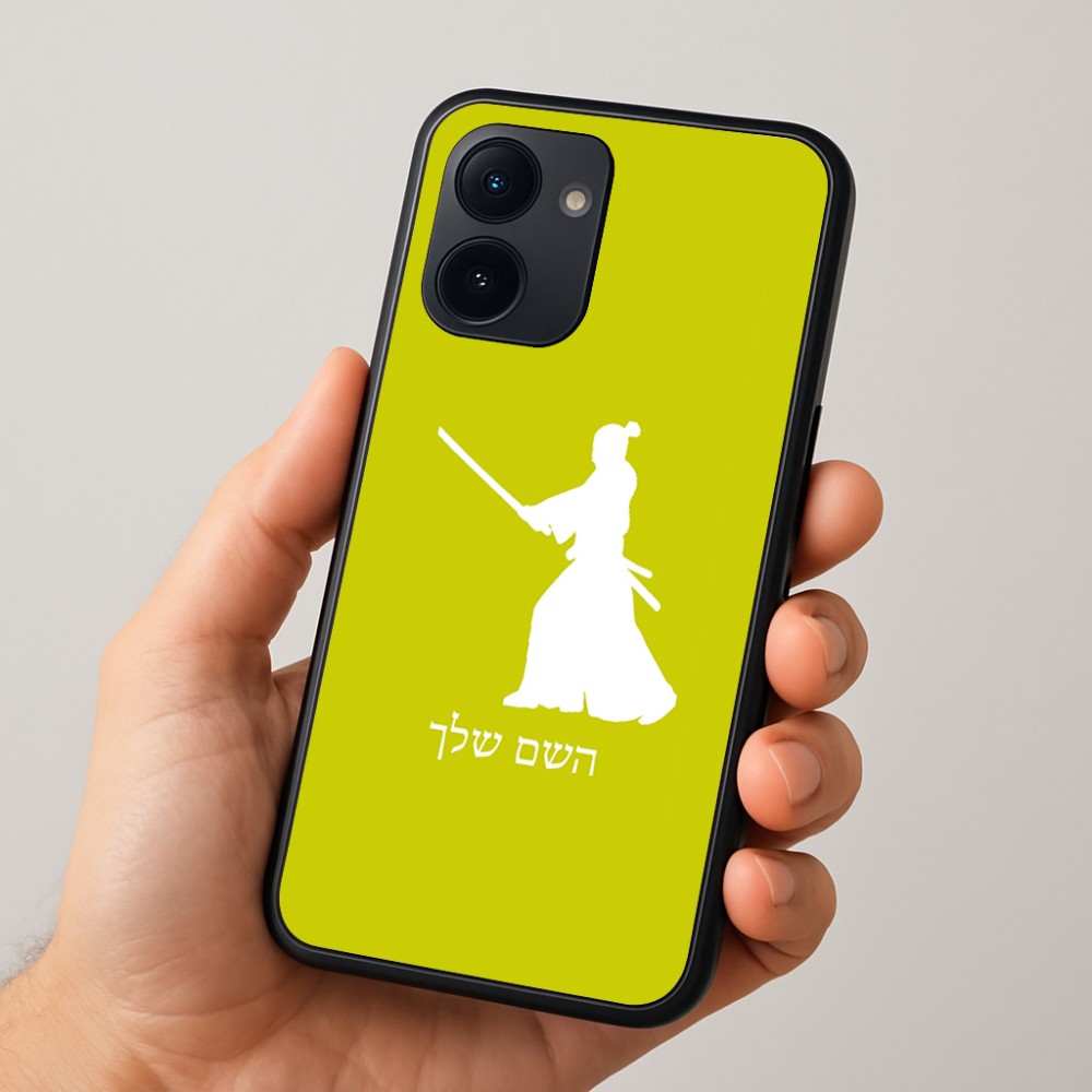 כיסוי בעיצוב אישי עם השם שלך לדגם - Realme 15x 5G בעיצוב סמוראי