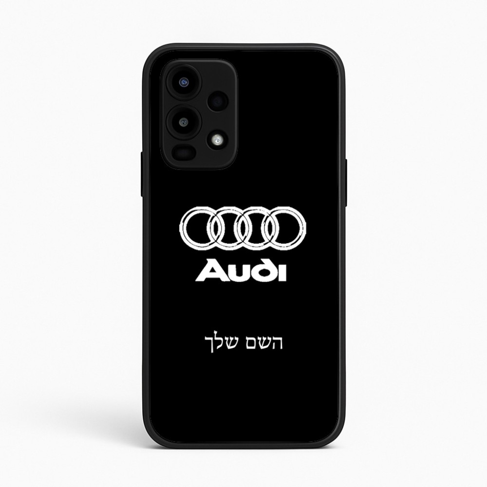 כיסוי בעיצוב אישי עם השם שלך לדגם - Realme 16 Pro 5G בעיצוב אאודי