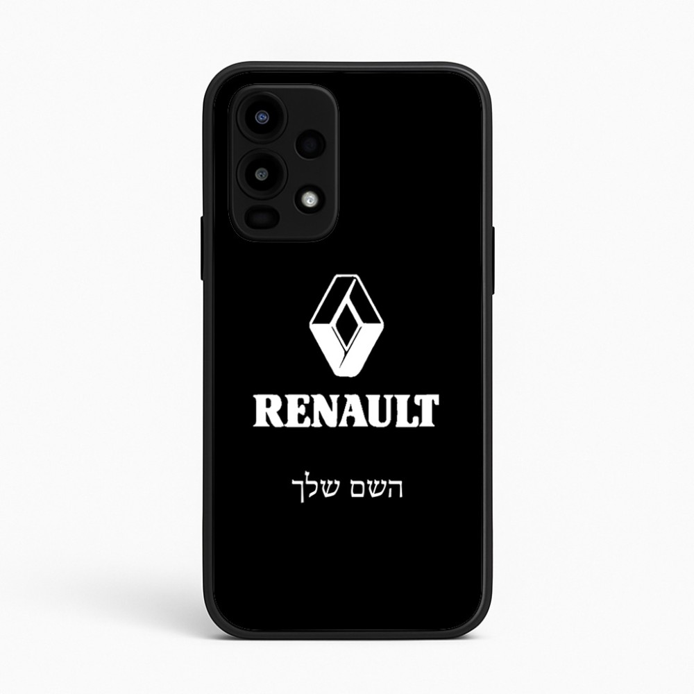 כיסוי בעיצוב אישי עם השם שלך לדגם - Realme 16 Pro 5G בעיצוב רנו
