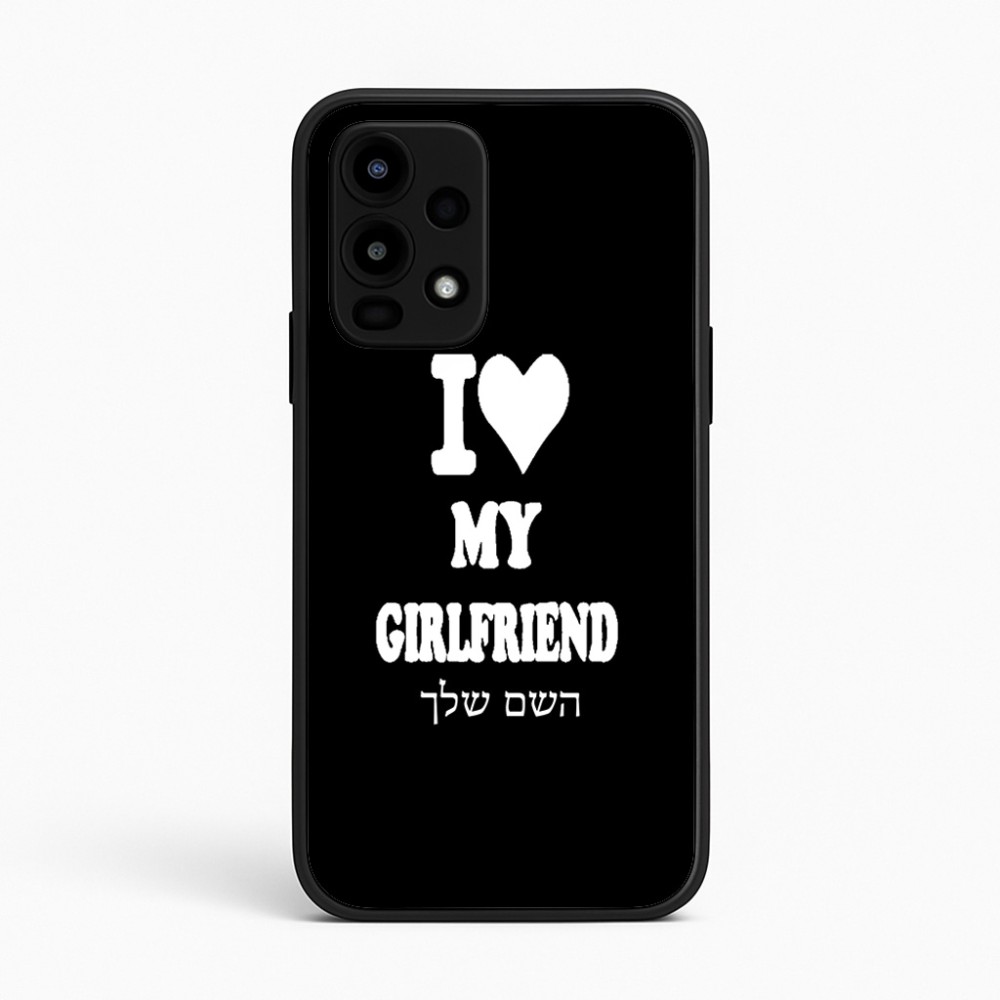 כיסוי בעיצוב אישי עם השם שלך לדגם - Realme 16 Pro 5G בעיצוב אוהב את החברה שלי