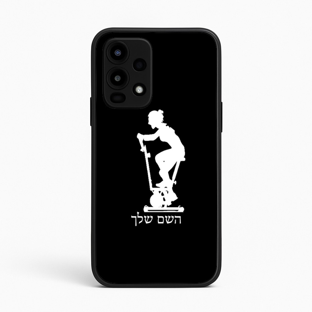 כיסוי בעיצוב אישי עם השם שלך לדגם - Realme 16 Pro 5G בעיצוב אימון ספינינג - אישה