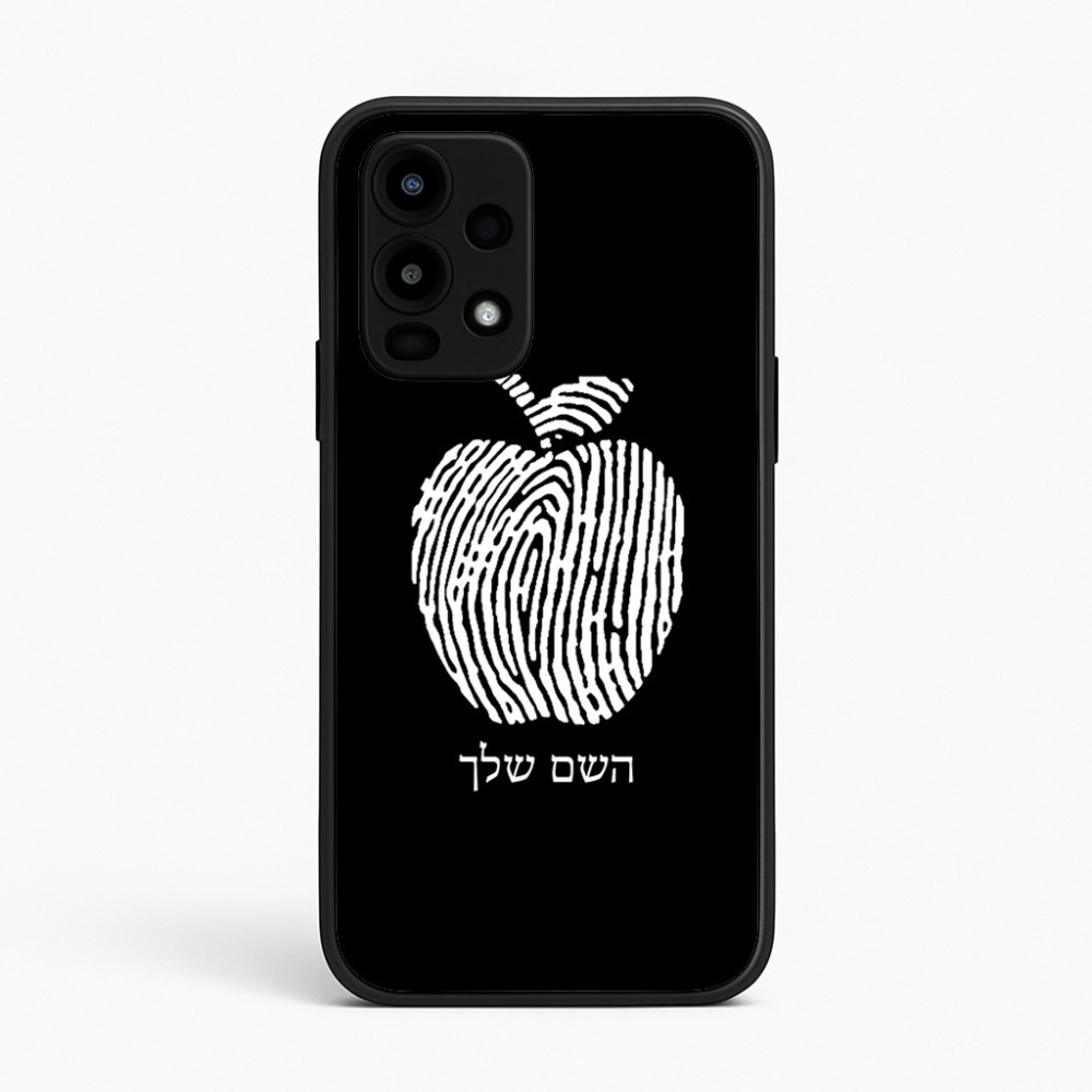 כיסוי בעיצוב אישי עם השם שלך לדגם - Realme 16 Pro 5G בעיצוב הדפס תפוח