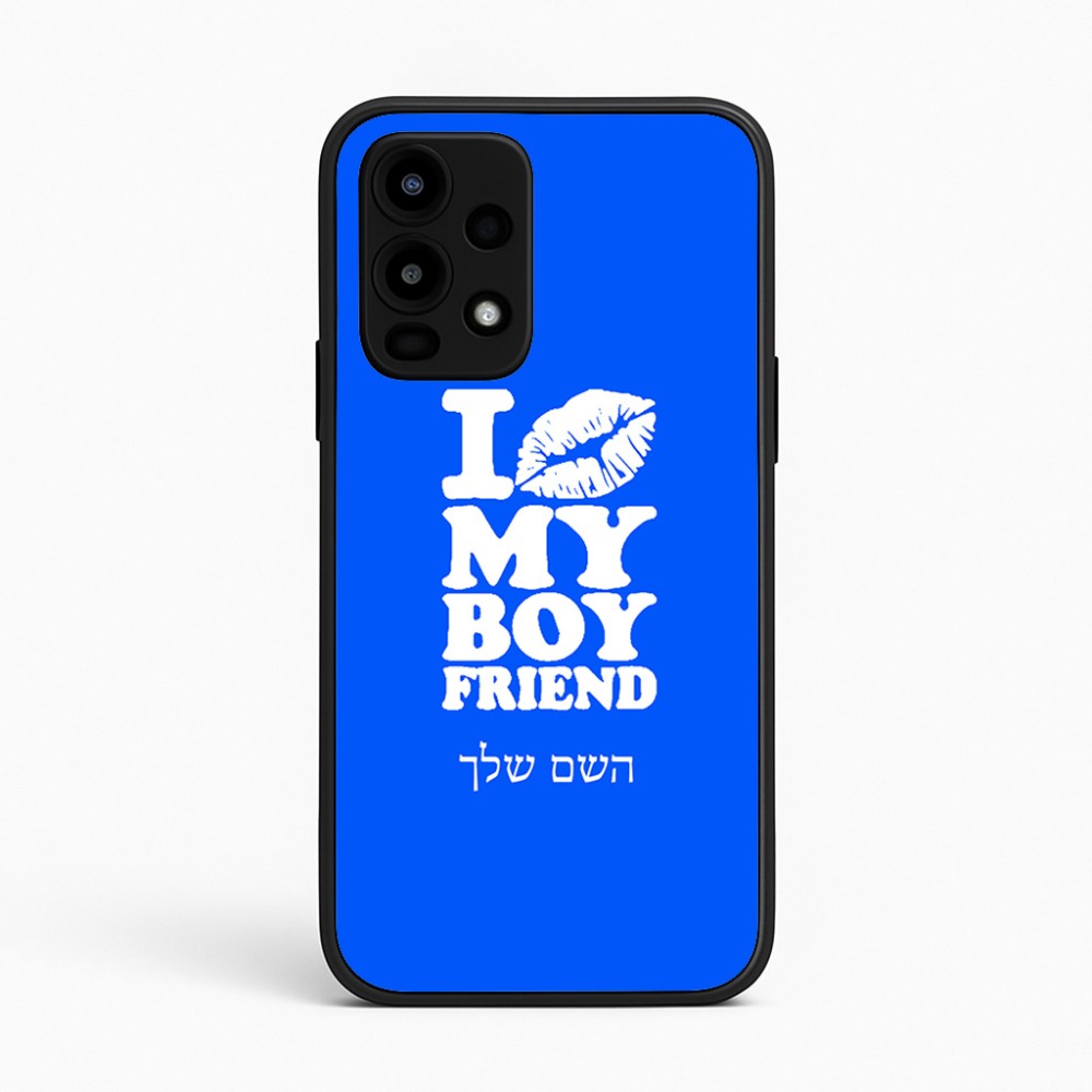 כיסוי בעיצוב אישי עם השם שלך לדגם - Realme 16 Pro 5G בעיצוב נשקי את חבר שלי