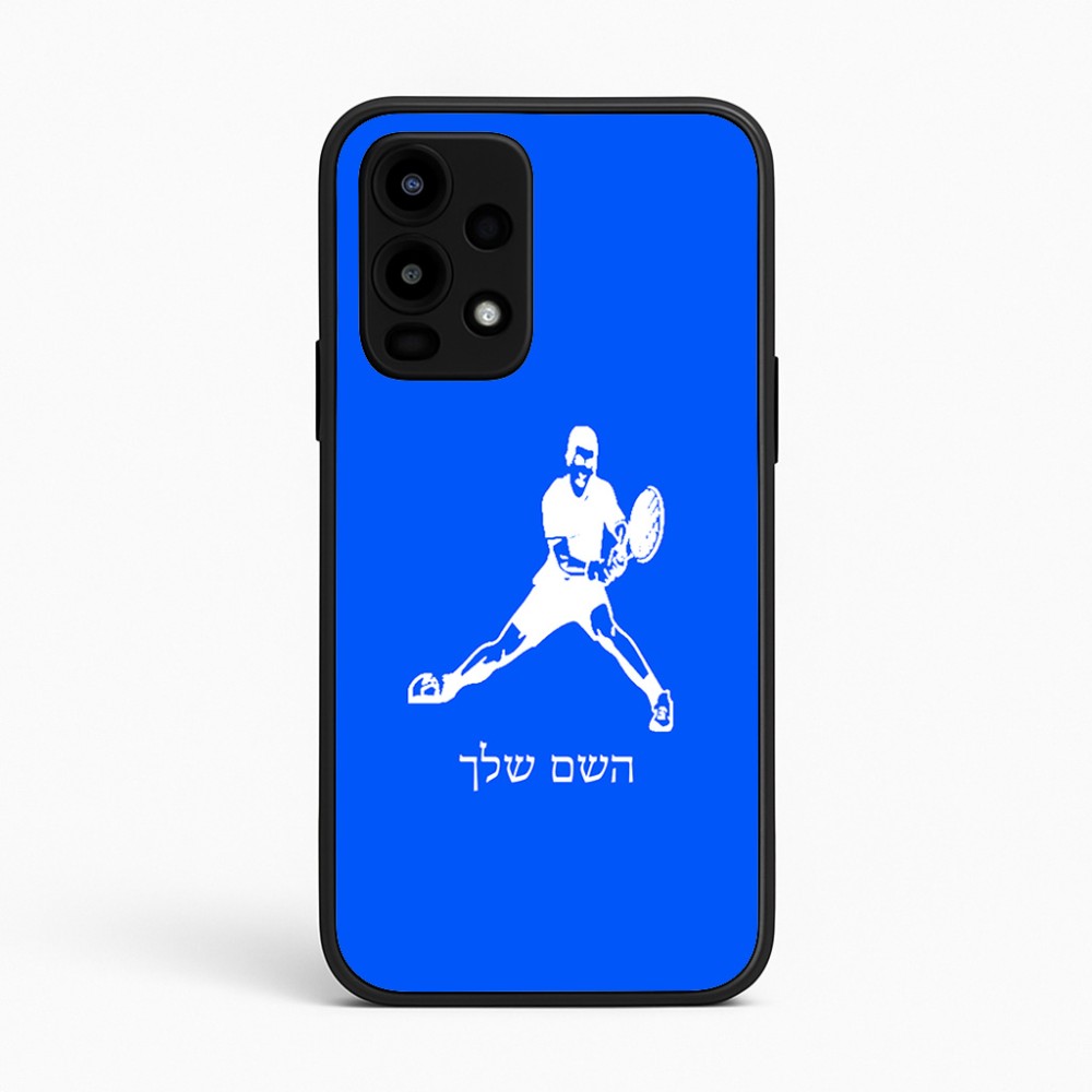 כיסוי בעיצוב אישי עם השם שלך לדגם - Realme 16 Pro 5G בעיצוב שחקן טניס