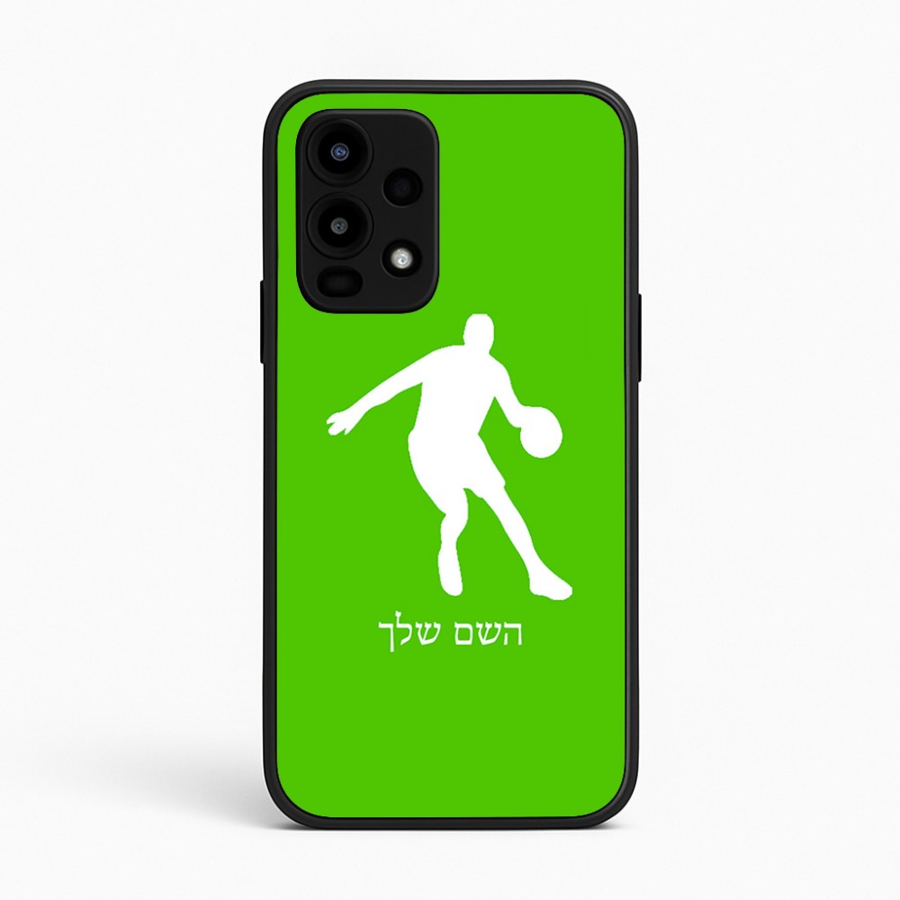 כיסוי בעיצוב אישי עם השם שלך לדגם - Realme 16 Pro 5G בעיצוב שחקן כדורסל