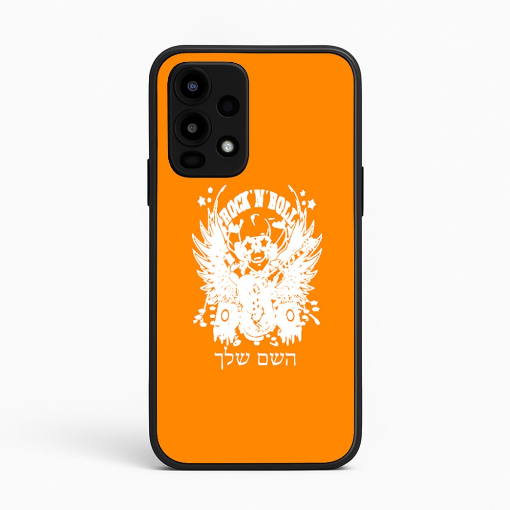כיסוי בעיצוב אישי עם השם שלך לדגם - Realme 16 Pro 5G בעיצוב רוקנרול