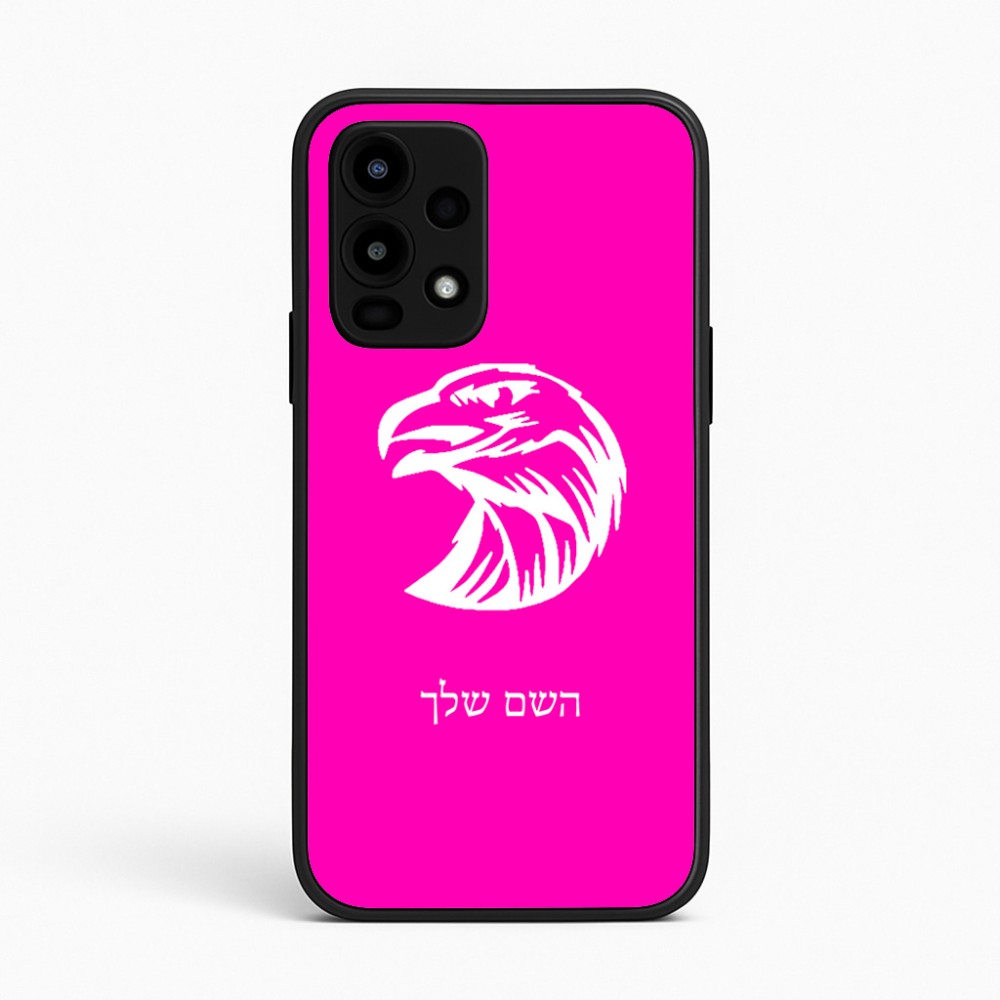 כיסוי בעיצוב אישי עם השם שלך לדגם - Realme 16 Pro 5G בעיצוב ראש נשר