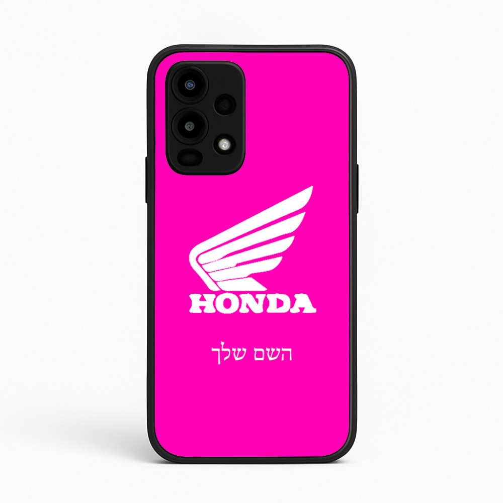 כיסוי בעיצוב אישי עם השם שלך לדגם - Realme 16 Pro 5G בעיצוב הונדה