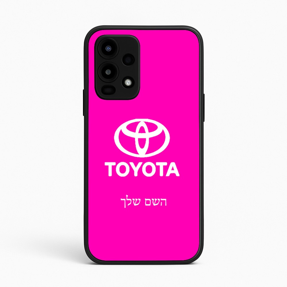 כיסוי בעיצוב אישי עם השם שלך לדגם - Realme 16 Pro 5G בעיצוב טויוטה