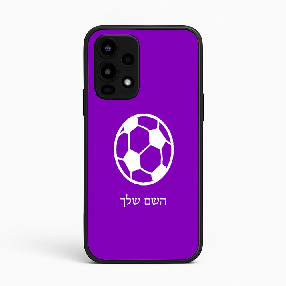 כיסוי בעיצוב אישי עם השם שלך לדגם - Realme 16 Pro 5G בעיצוב כדורגל כדור כדורגל