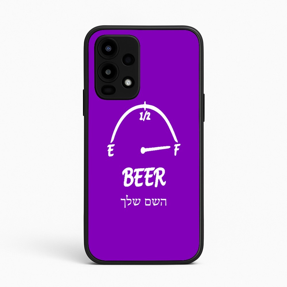 כיסוי בעיצוב אישי עם השם שלך לדגם - Realme 16 Pro 5G בעיצוב מיכל של בירה