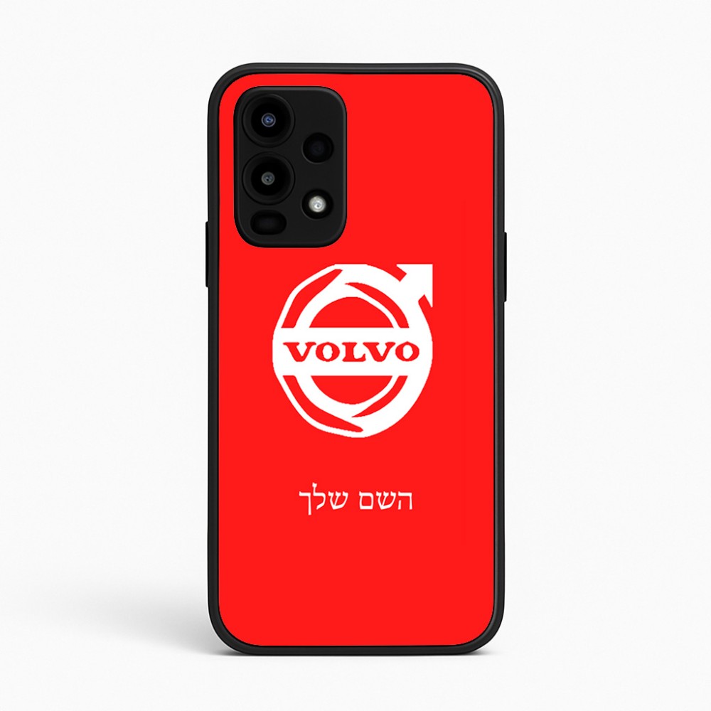 כיסוי בעיצוב אישי עם השם שלך לדגם - Realme 16 Pro 5G בעיצוב וולוו