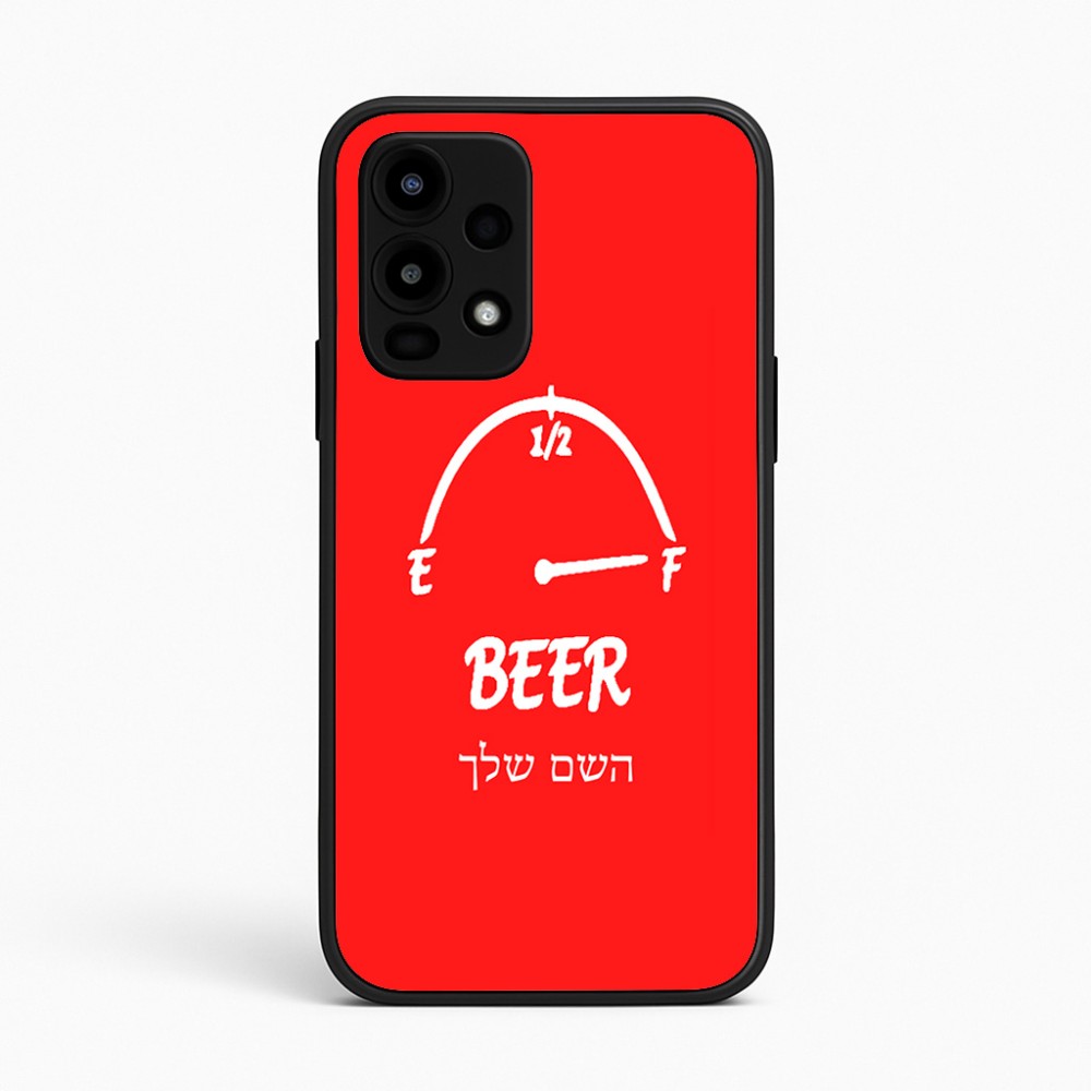 כיסוי בעיצוב אישי עם השם שלך לדגם - Realme 16 Pro 5G בעיצוב מיכל של בירה