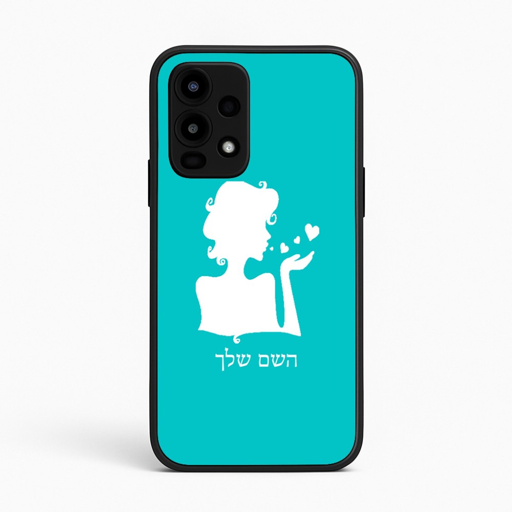 כיסוי בעיצוב אישי עם השם שלך לדגם - Realme 16 Pro 5G בעיצוב אהבת נשים