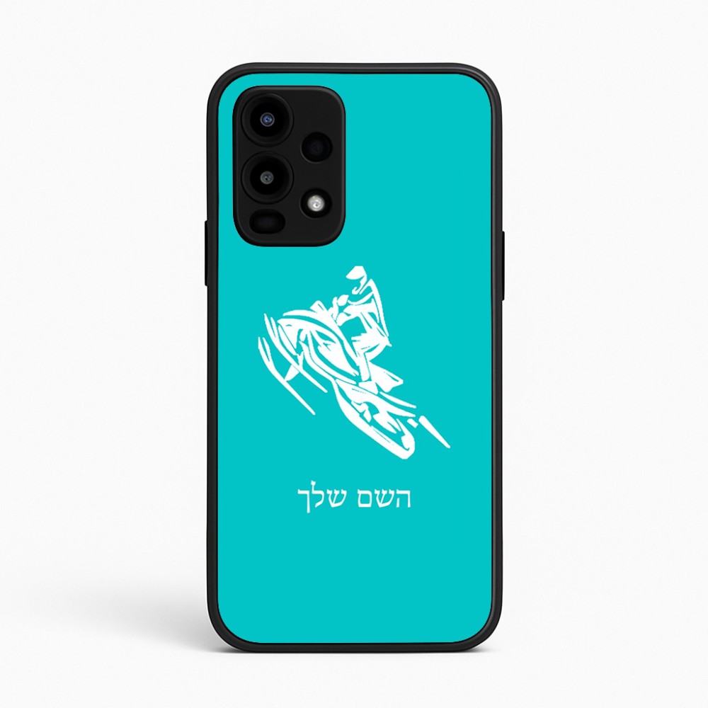 כיסוי בעיצוב אישי עם השם שלך לדגם - Realme 16 Pro 5G בעיצוב אופנוע שלג