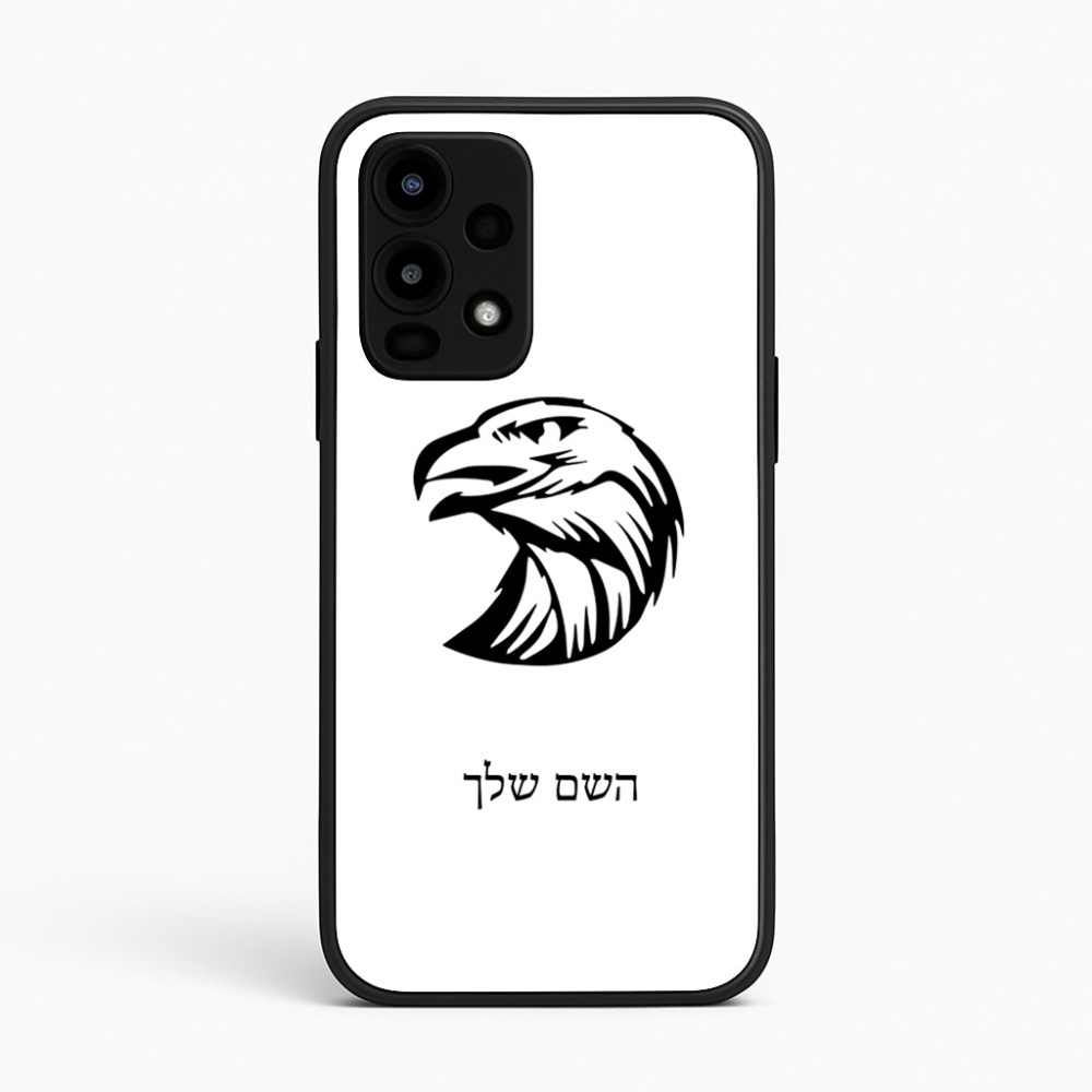 כיסוי בעיצוב אישי עם השם שלך לדגם - Realme 16 Pro 5G בעיצוב ראש נשר