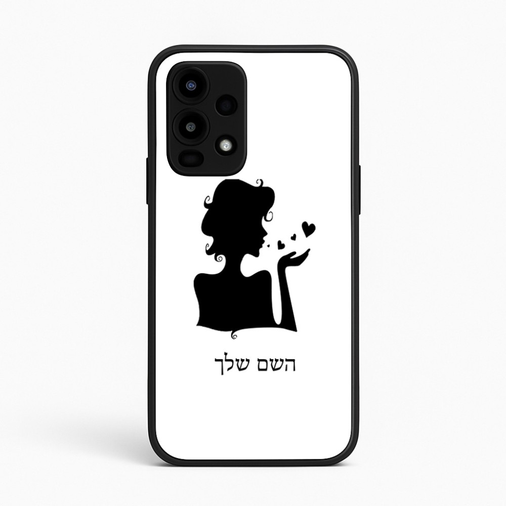 כיסוי בעיצוב אישי עם השם שלך לדגם - Realme 16 Pro 5G בעיצוב אהבת נשים