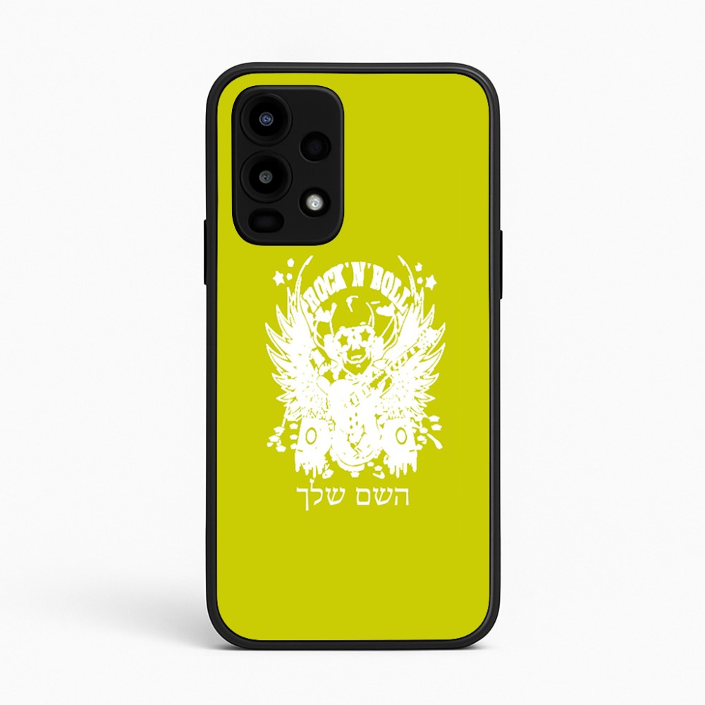 כיסוי בעיצוב אישי עם השם שלך לדגם - Realme 16 Pro 5G בעיצוב רוקנרול