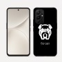 כיסוי בעיצוב אישי עם השם שלך לדגם - Realme 16 Pro 5G בעיצוב פרצוף בולדוג