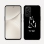 כיסוי בעיצוב אישי עם השם שלך לדגם - Realme 16 Pro 5G בעיצוב חתול