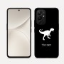 כיסוי בעיצוב אישי עם השם שלך לדגם - Realme 16 Pro 5G בעיצוב דינוזאור