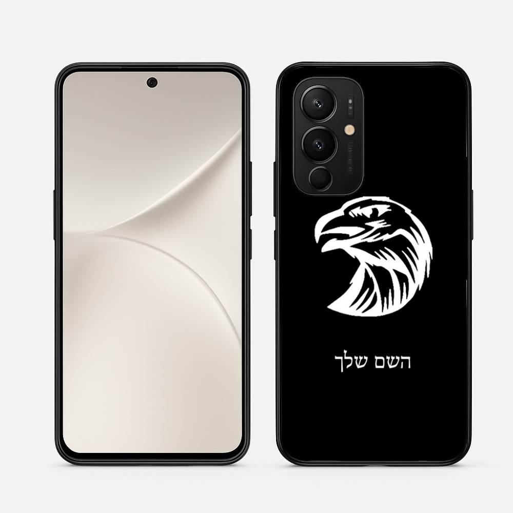 כיסוי בעיצוב אישי עם השם שלך לדגם - Realme 16 Pro 5G בעיצוב ראש נשר