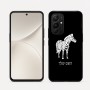 כיסוי בעיצוב אישי עם השם שלך לדגם - Realme 16 Pro 5G בעיצוב זברה