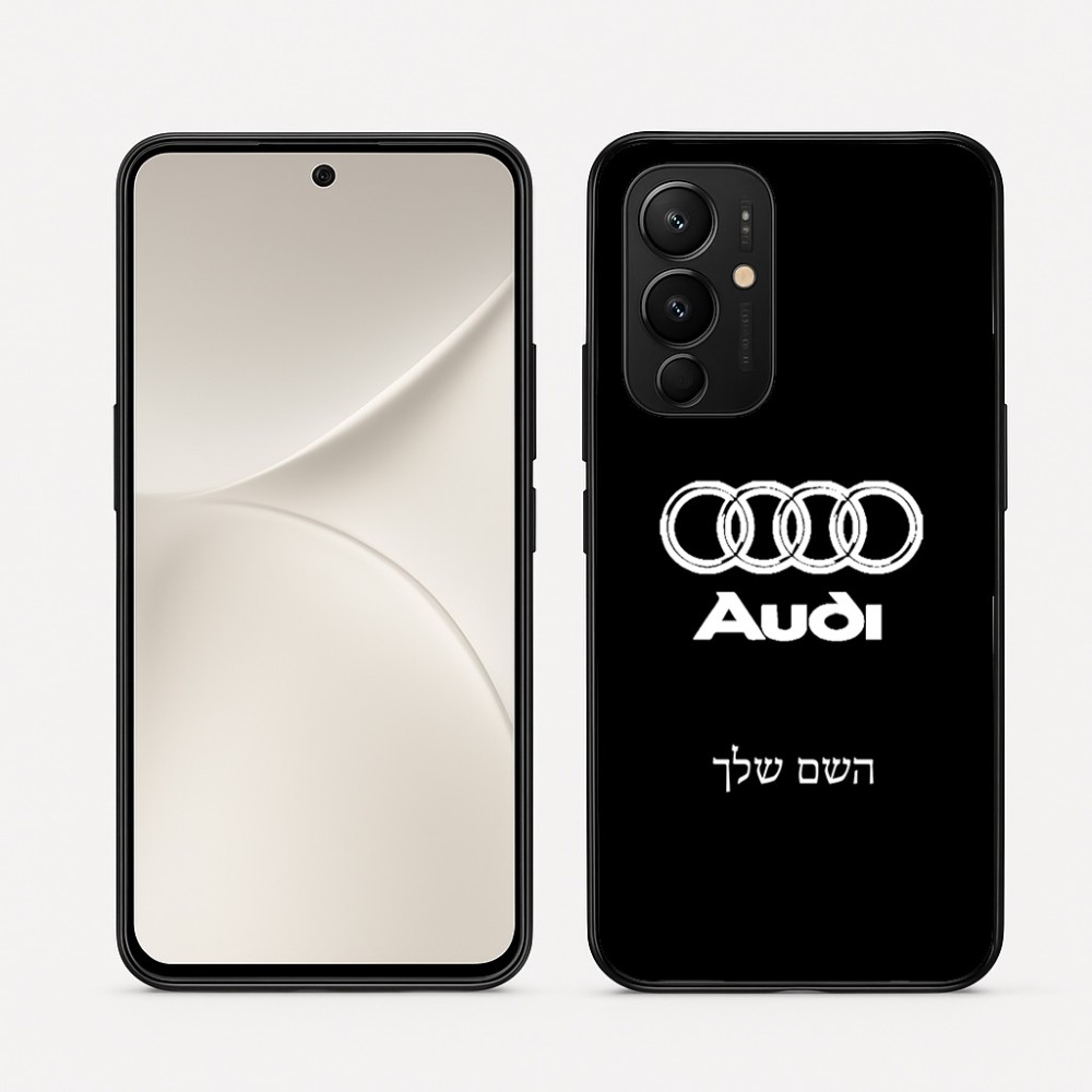 כיסוי בעיצוב אישי עם השם שלך לדגם - Realme 16 Pro 5G בעיצוב אאודי