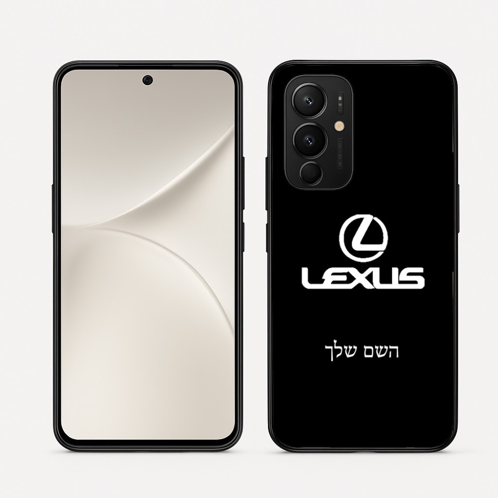 כיסוי בעיצוב אישי עם השם שלך לדגם - Realme 16 Pro 5G בעיצוב לקסוס