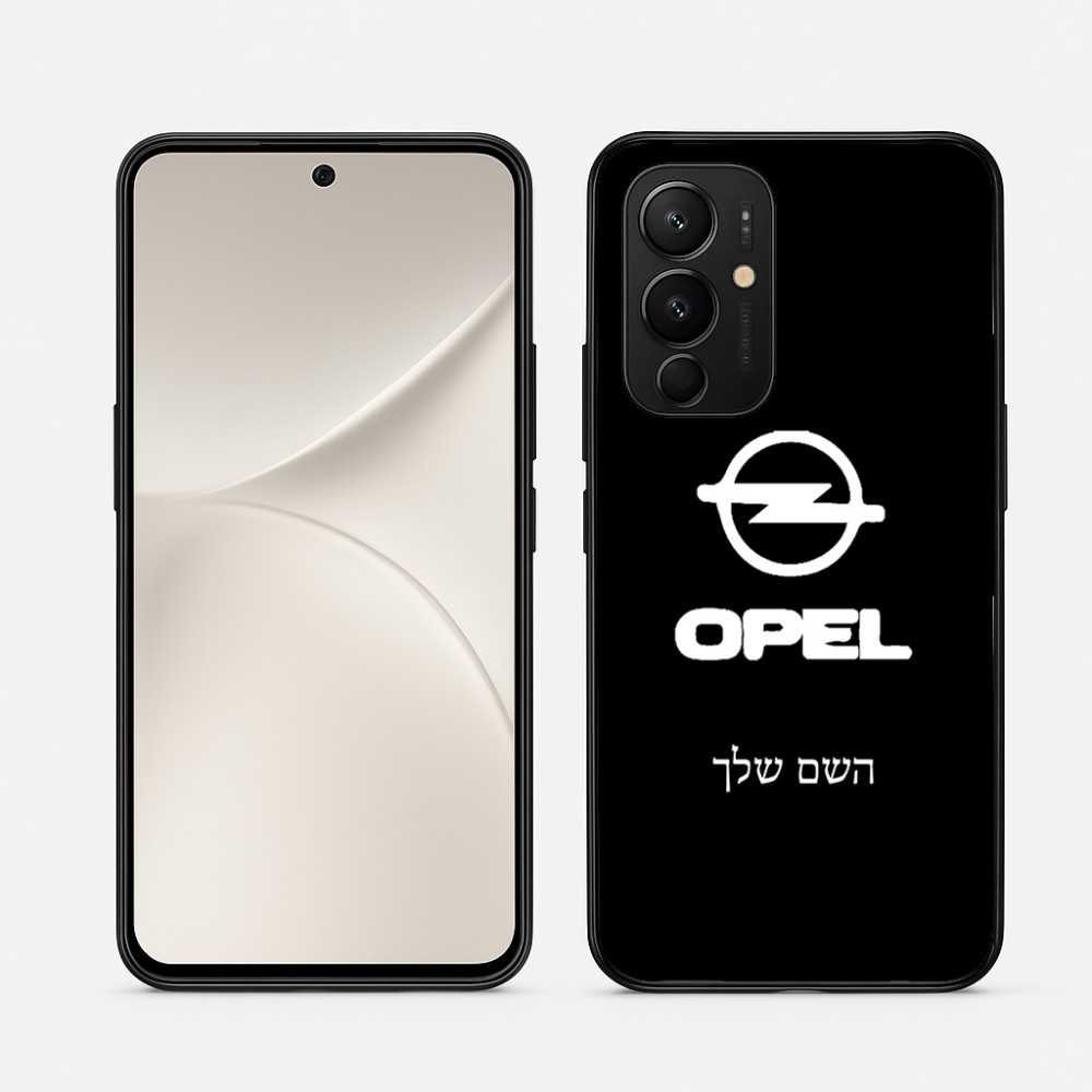 כיסוי בעיצוב אישי עם השם שלך לדגם - Realme 16 Pro 5G בעיצוב אופל