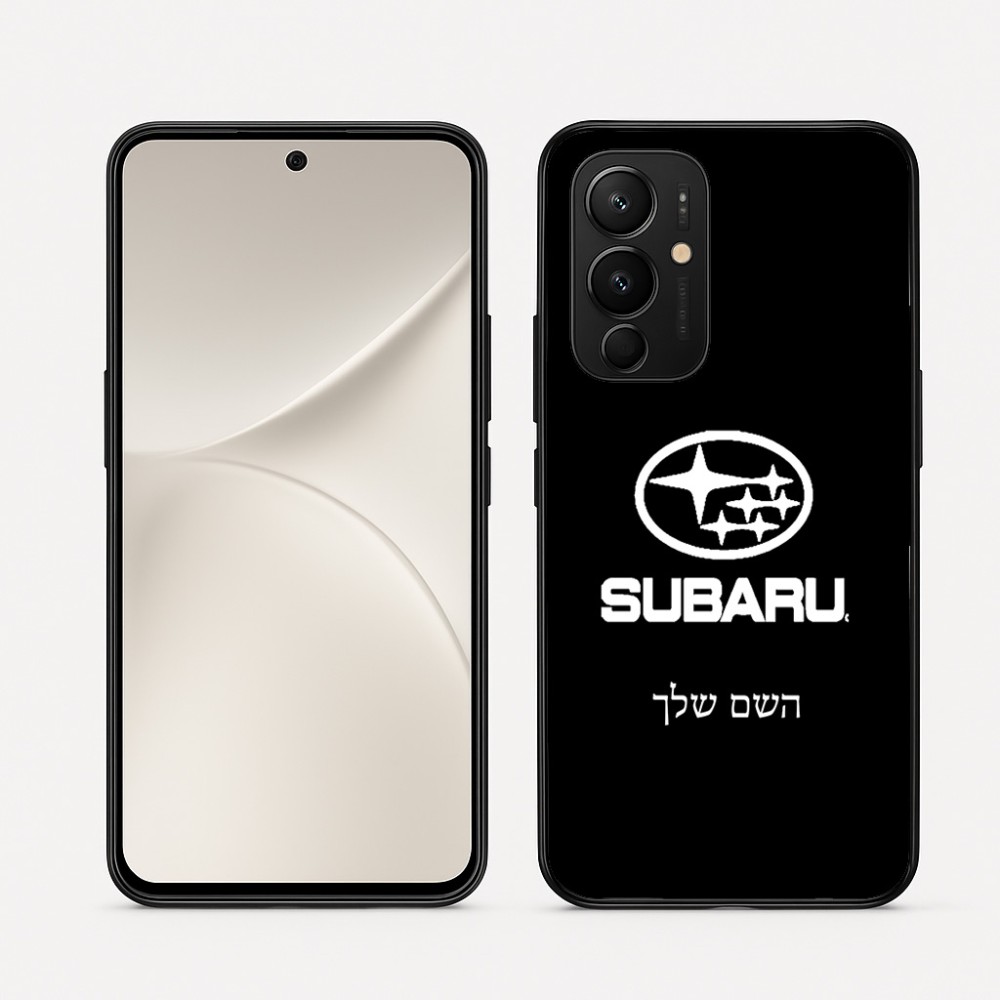 כיסוי בעיצוב אישי עם השם שלך לדגם - Realme 16 Pro 5G בעיצוב סובארו