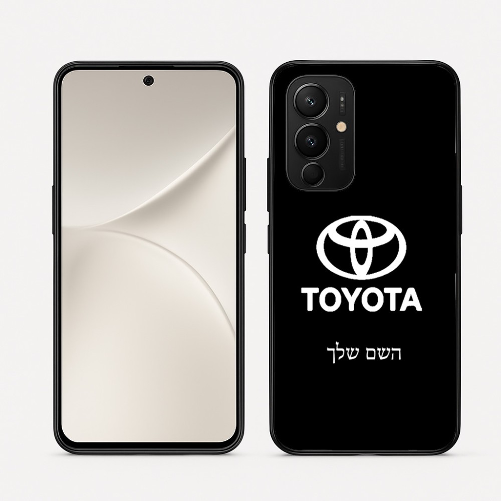 כיסוי בעיצוב אישי עם השם שלך לדגם - Realme 16 Pro 5G בעיצוב טויוטה