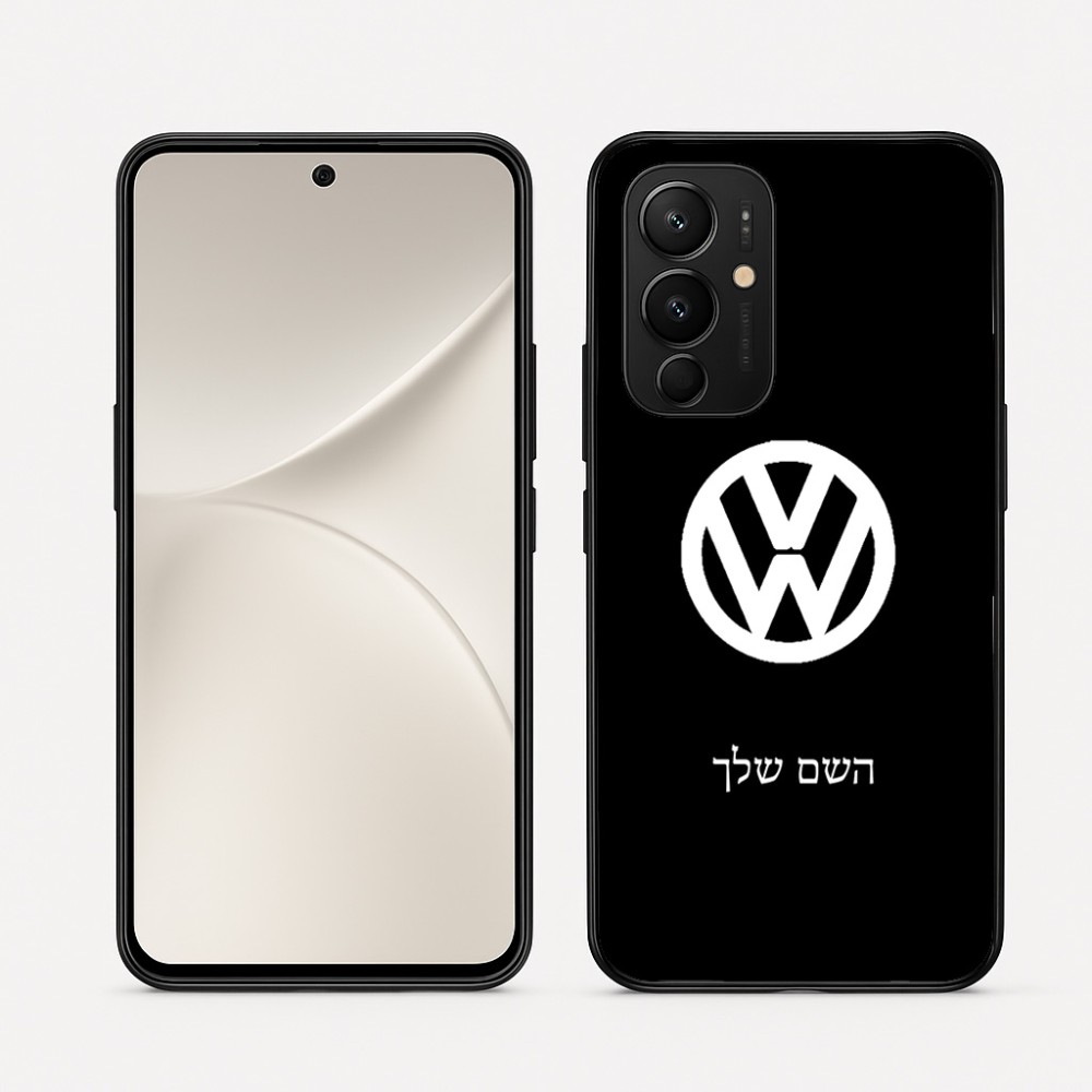 כיסוי בעיצוב אישי עם השם שלך לדגם - Realme 16 Pro 5G בעיצוב פולקסווגן