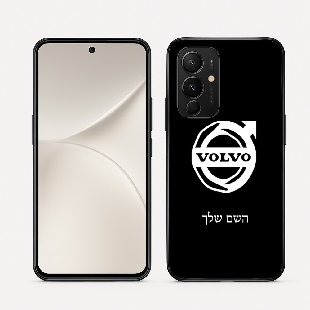 כיסוי בעיצוב אישי עם השם שלך לדגם - Realme 16 Pro 5G בעיצוב וולוו