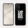כיסוי בעיצוב אישי עם השם שלך לדגם - Realme 16 Pro 5G בעיצוב נשקי את חבר שלי