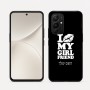 כיסוי בעיצוב אישי עם השם שלך לדגם - Realme 16 Pro 5G בעיצוב לנשק את החברה שלי