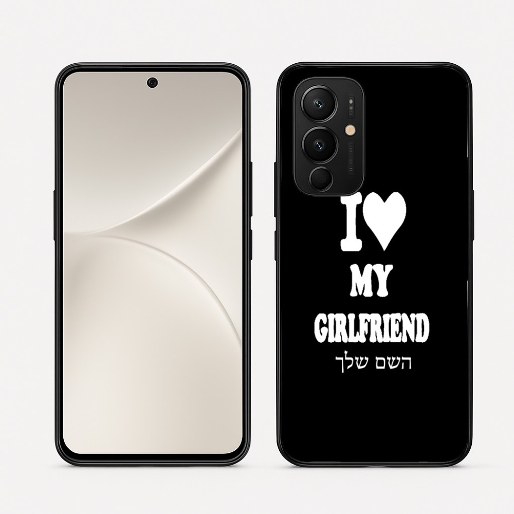 כיסוי בעיצוב אישי עם השם שלך לדגם - Realme 16 Pro 5G בעיצוב אוהב את החברה שלי
