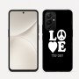 כיסוי בעיצוב אישי עם השם שלך לדגם - Realme 16 Pro 5G בעיצוב אהבה