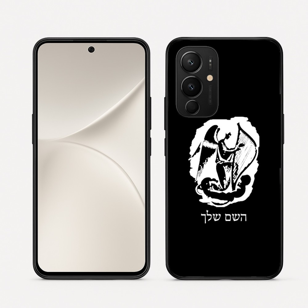 כיסוי בעיצוב אישי עם השם שלך לדגם - Realme 16 Pro 5G בעיצוב אנג'ל מוזיקלי