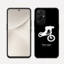 כיסוי בעיצוב אישי עם השם שלך לדגם - Realme 16 Pro 5G בעיצוב רוכב אופניים