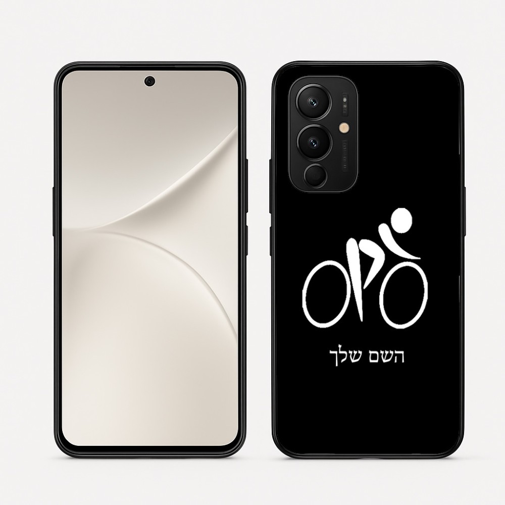 כיסוי בעיצוב אישי עם השם שלך לדגם - Realme 16 Pro 5G בעיצוב אופניים אולימפיים