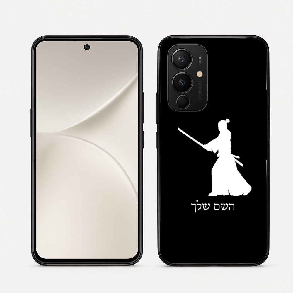 כיסוי בעיצוב אישי עם השם שלך לדגם - Realme 16 Pro 5G בעיצוב סמוראי