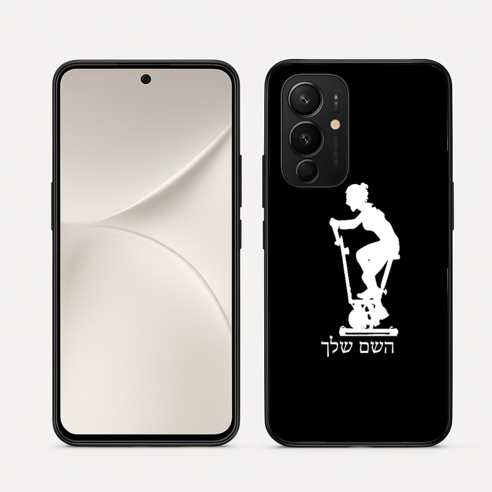 כיסוי בעיצוב אישי עם השם שלך לדגם - Realme 16 Pro 5G בעיצוב אימון ספינינג - אישה