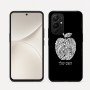 כיסוי בעיצוב אישי עם השם שלך לדגם - Realme 16 Pro 5G בעיצוב הדפס תפוח