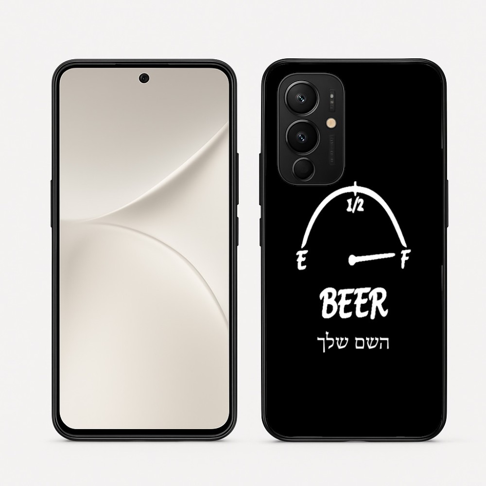 כיסוי בעיצוב אישי עם השם שלך לדגם - Realme 16 Pro 5G בעיצוב מיכל של בירה