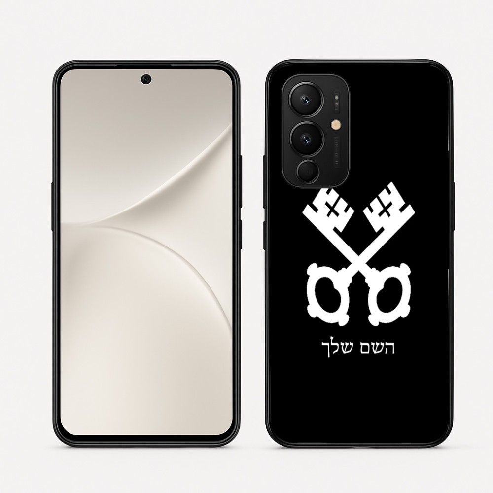 כיסוי בעיצוב אישי עם השם שלך לדגם - Realme 16 Pro 5G בעיצוב מפתחות