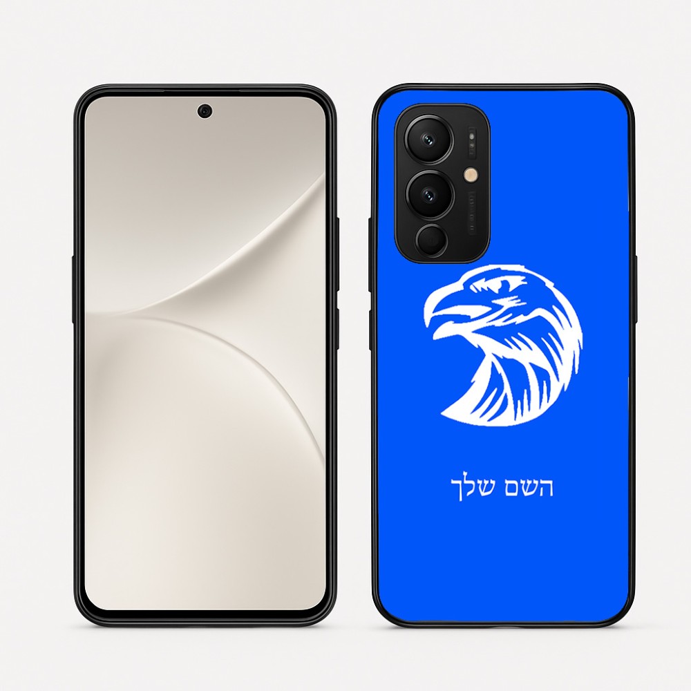 כיסוי בעיצוב אישי עם השם שלך לדגם - Realme 16 Pro 5G בעיצוב ראש נשר
