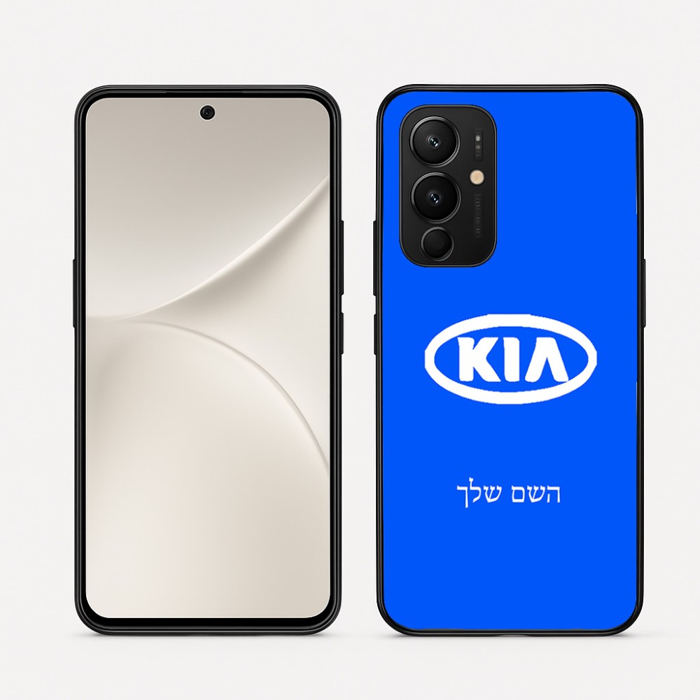 כיסוי בעיצוב אישי עם השם שלך לדגם - Realme 16 Pro 5G בעיצוב קיה