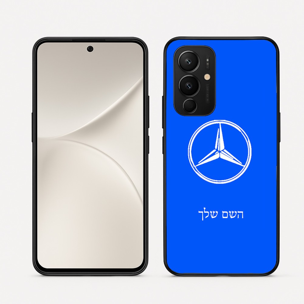 כיסוי בעיצוב אישי עם השם שלך לדגם - Realme 16 Pro 5G בעיצוב מרצדס-בנץ